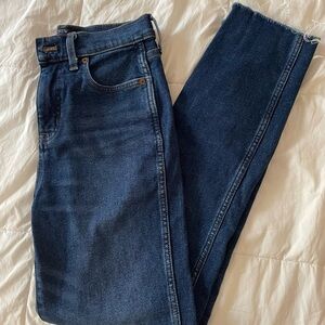 J. Crew Dark Blue Straight Leg Jean